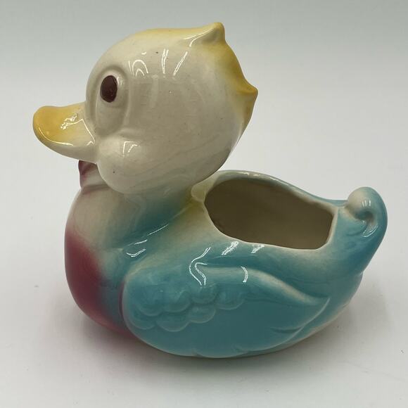 Vintage Duck Planter Succulent Planter Nursery Planter - Picture 4 of 9
